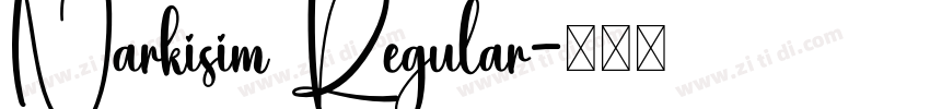 Narkisim Regular字体转换